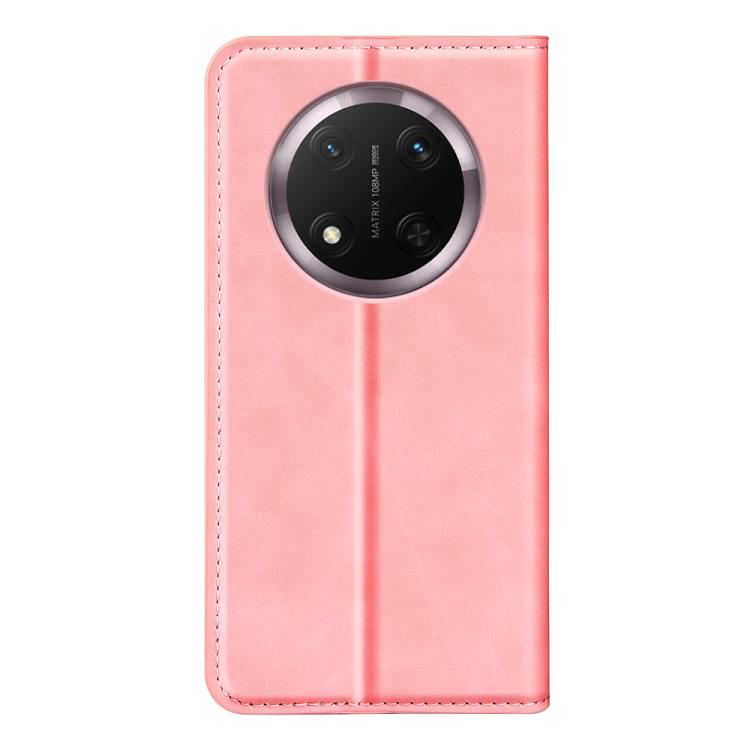 For Honor X9c Retro-skin Magnetic Suction Leather Phone Case