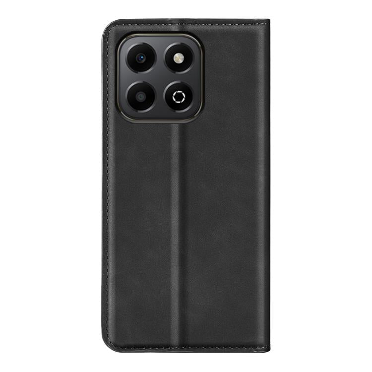 For Honor X6b Retro-skin Magnetic Suction Leather Phone Case