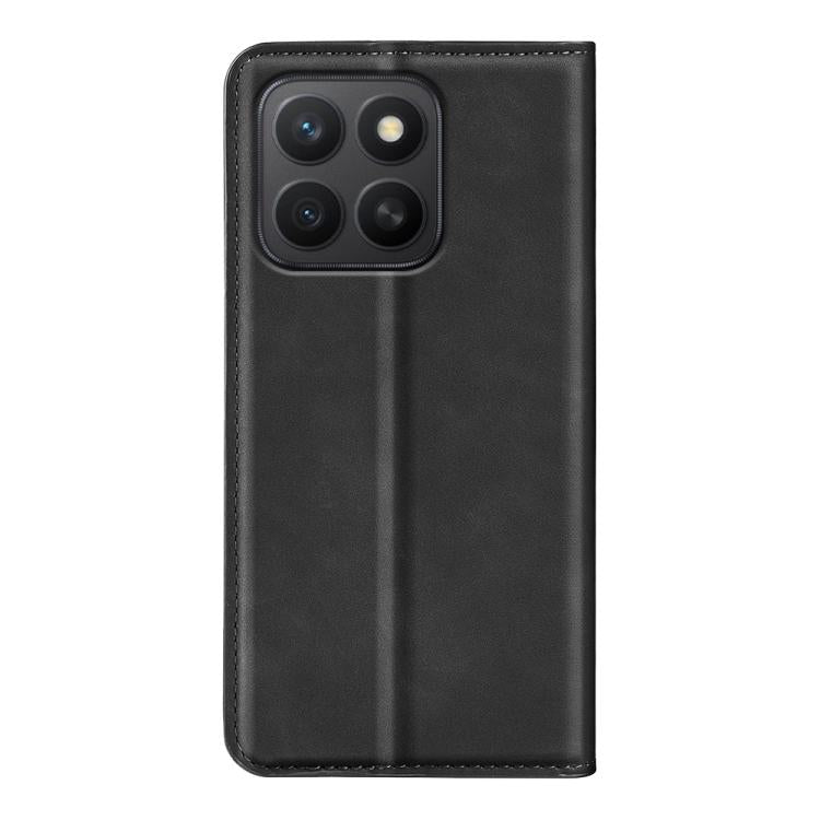 For Honor X8c Retro-skin Magnetic Suction Leather Phone Case