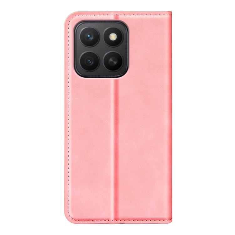 For Honor X8c Retro-skin Magnetic Suction Leather Phone Case