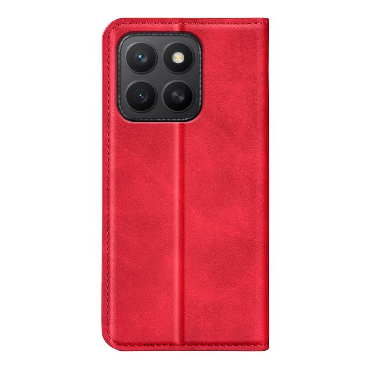 For Honor X8c Retro-skin Magnetic Suction Leather Phone Case
