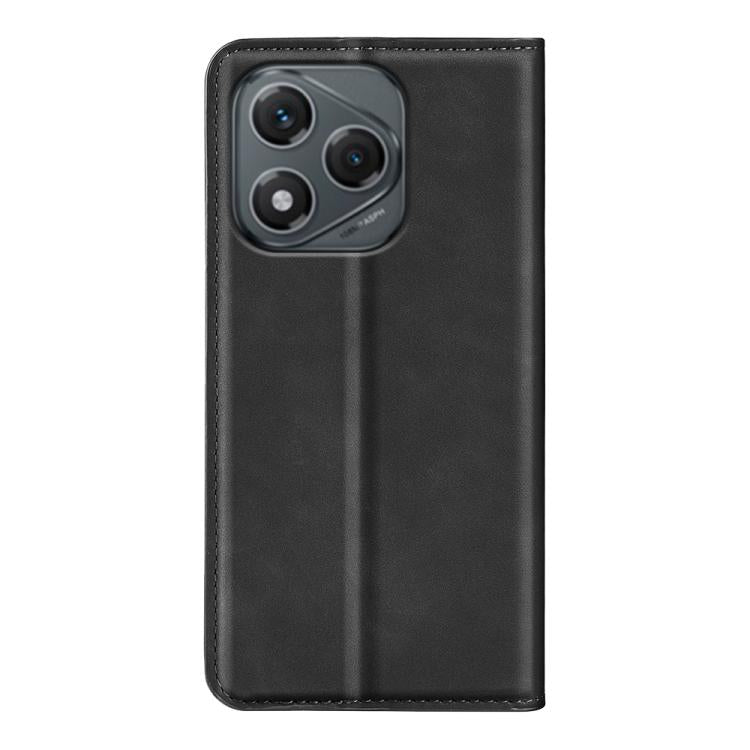 For Honor 400 Lite Global Retro-skin Magnetic Suction Leather Phone Case