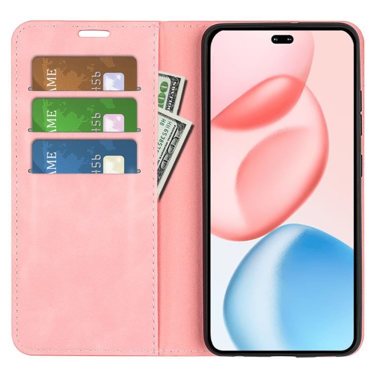 For Honor 400 Pro Global 160.8mm Retro-skin Magnetic Suction Leather Phone Case