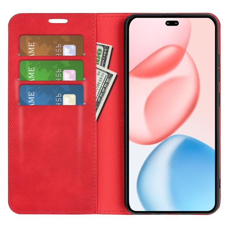 For Honor 400 Pro Global 160.8mm Retro-skin Magnetic Suction Leather Phone Case