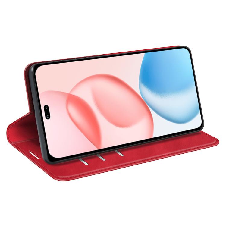 For Honor 400 Pro Global 160.8mm Retro-skin Magnetic Suction Leather Phone Case