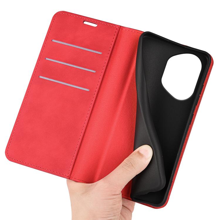 For Honor 400 Global 156.5mm Retro-skin Magnetic Suction Leather Phone Case
