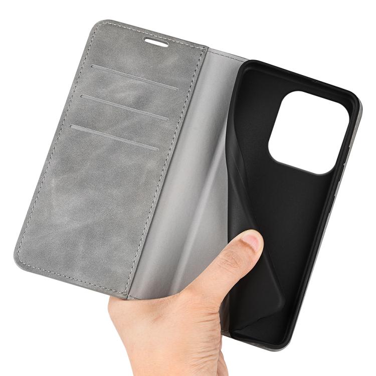 For Honor 400 Smart Retro-skin Magnetic Suction Leather Phone Case