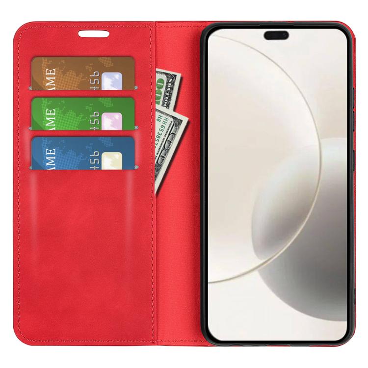 For Honor 400 Smart Retro-skin Magnetic Suction Leather Phone Case