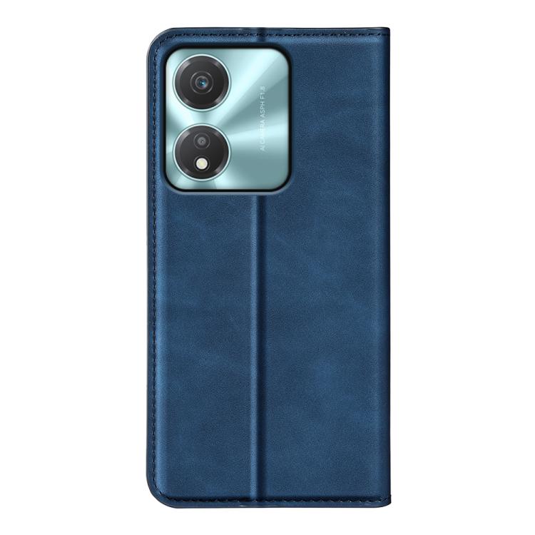 For Honor X5c Plus Retro-skin Magnetic Suction Leather Phone Case