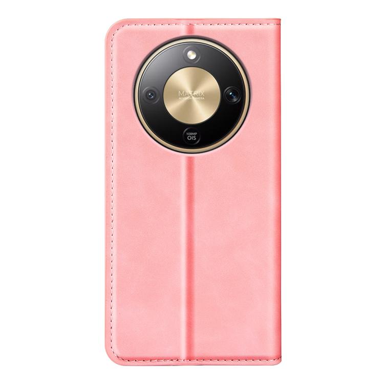 For Honor X9d 5G Retro-skin Magnetic Suction Leather Phone Case