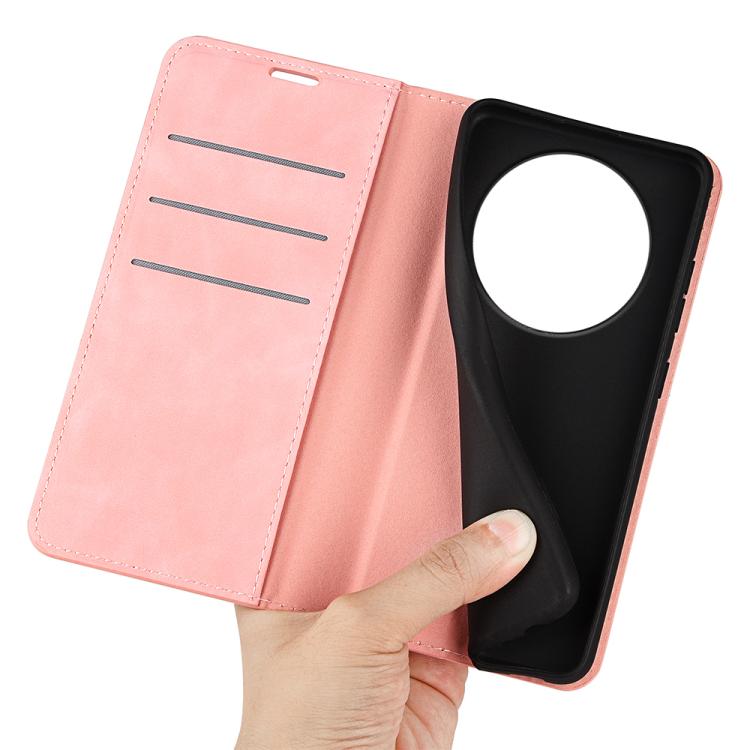 For Honor X9d 5G Retro-skin Magnetic Suction Leather Phone Case