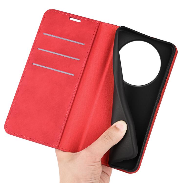 For Honor X9d 5G Retro-skin Magnetic Suction Leather Phone Case