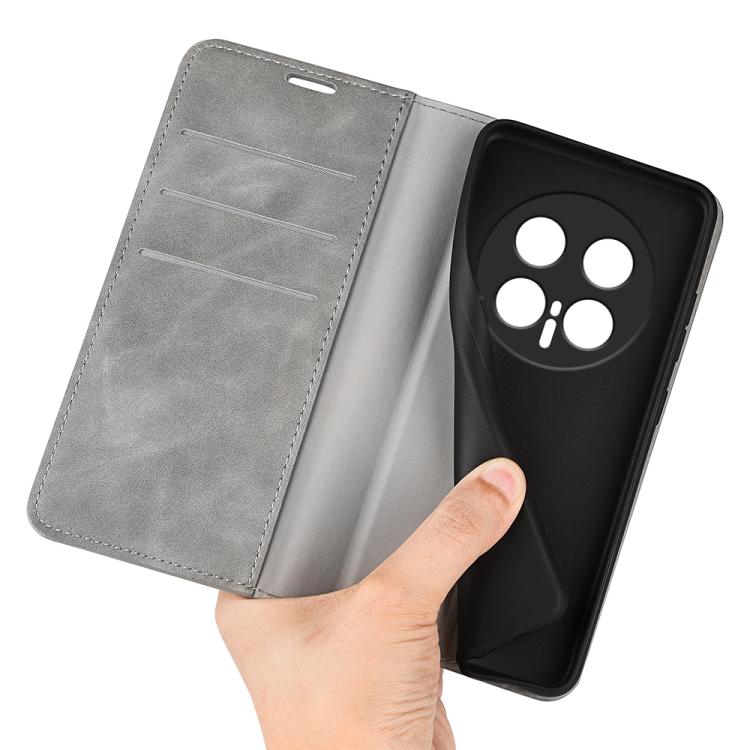 For Honor Magic8 Pro Retro-skin Magnetic Suction Leather Phone Case