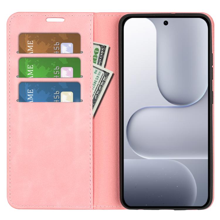 For Honor 600 Lite Global Retro-skin Magnetic Suction Leather Phone Case