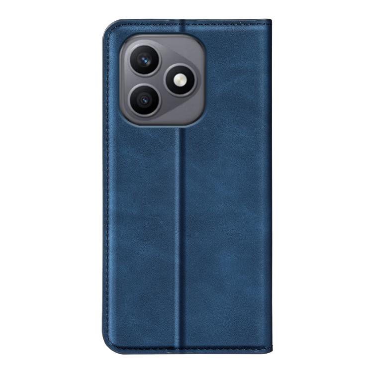 For Honor X8d 4G Retro-skin Magnetic Suction Leather Phone Case
