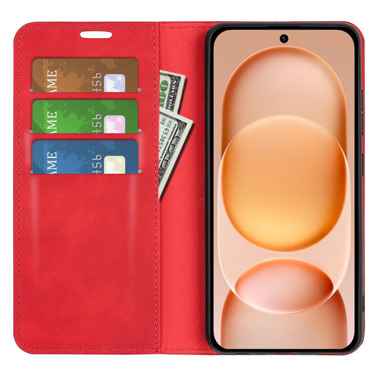 For Honor Magic8 Pro Air 5G Retro-skin Magnetic Suction Leather Phone Case