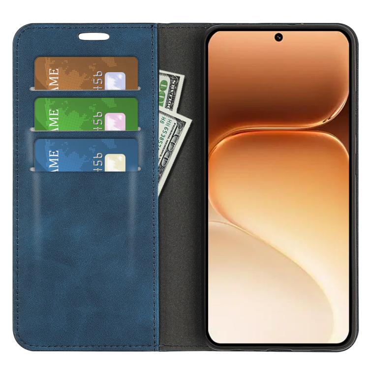 For Honor 600 / 600 Pro Global Retro-skin Magnetic Suction Leather Phone Case