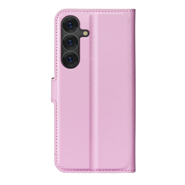 For Samsung Galaxy S25+ 5G Litchi Texture Horizontal Flip Leather Phone Case with Holder