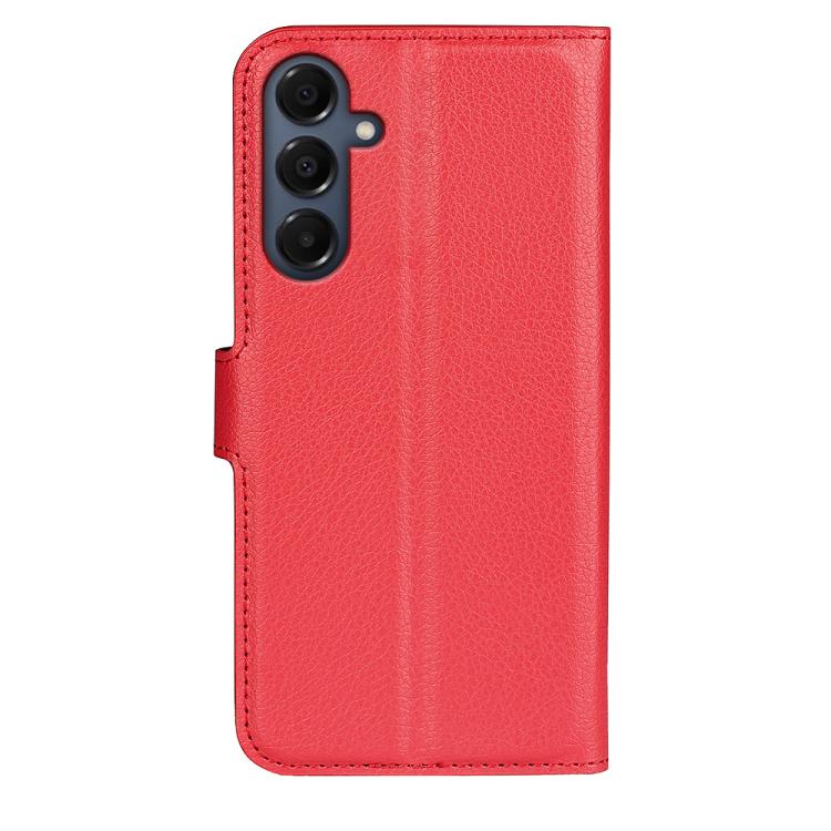 For Samsung Galaxy A17 5G Litchi Texture Horizontal Flip Leather Phone Case with Holder