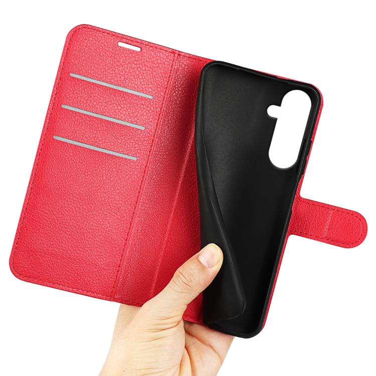 For Samsung Galaxy A17 5G Litchi Texture Horizontal Flip Leather Phone Case with Holder