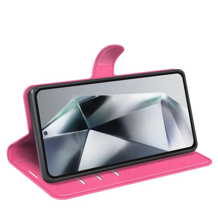 For Samsung Galaxy S25 Ultra 5G Litchi Texture Horizontal Flip Leather Phone Case with Holder