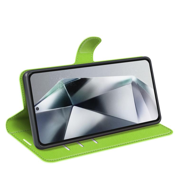For Samsung Galaxy S25 Ultra 5G Litchi Texture Horizontal Flip Leather Phone Case with Holder