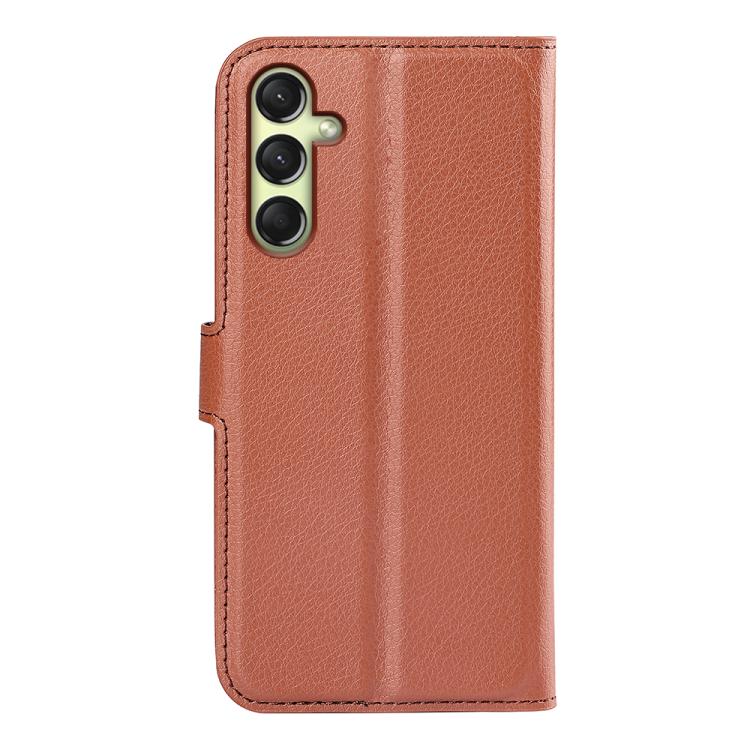 For Samsung Galaxy A16 5G Litchi Texture Horizontal Flip Leather Phone Case with Holder