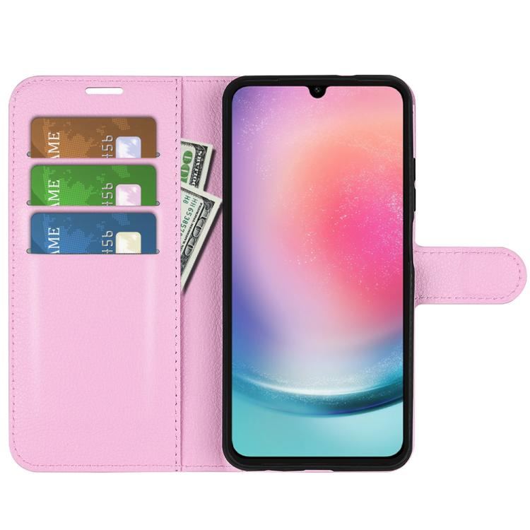 For Samsung Galaxy A16 5G Litchi Texture Horizontal Flip Leather Phone Case with Holder