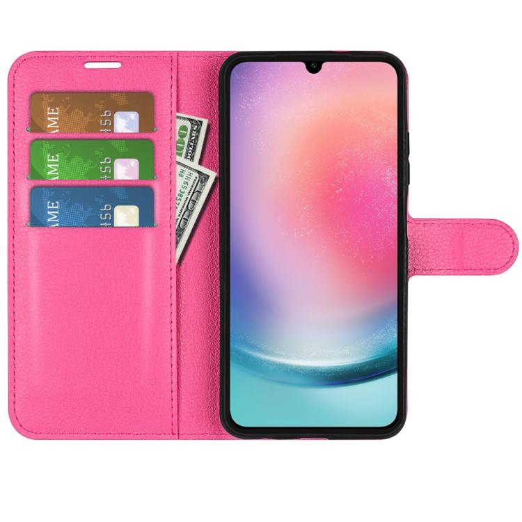For Samsung Galaxy A16 5G Litchi Texture Horizontal Flip Leather Phone Case with Holder