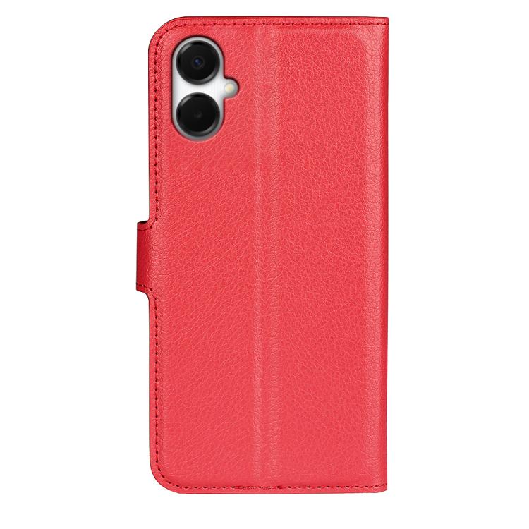 For Samsung Galaxy A06 5G Litchi Texture Horizontal Flip Leather Phone Case with Holder