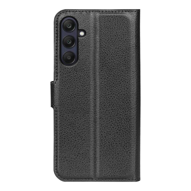 For Samsung Galaxy A26 5G Litchi Texture Horizontal Flip Leather Phone Case with Holder