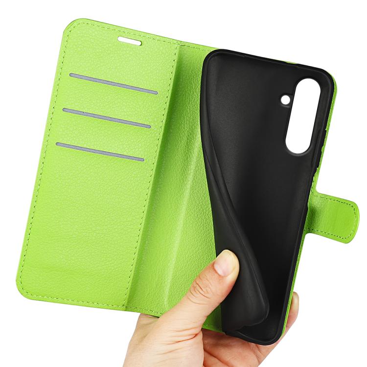 For Samsung Galaxy A26 5G Litchi Texture Horizontal Flip Leather Phone Case with Holder