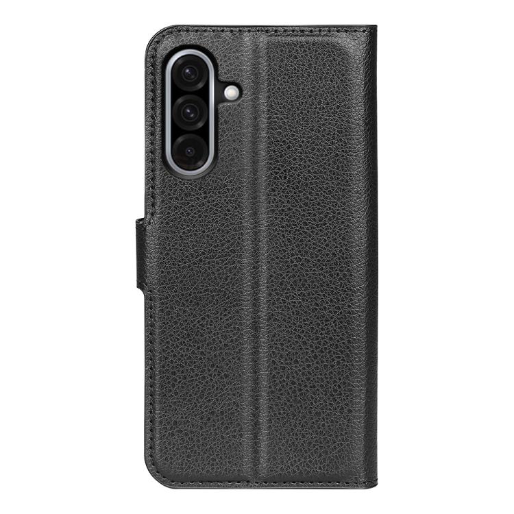 For Samsung Galaxy A36 Litchi Texture Horizontal Flip Leather Phone Case with Holder