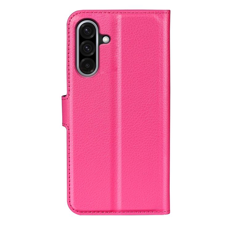 For Samsung Galaxy A36 Litchi Texture Horizontal Flip Leather Phone Case with Holder