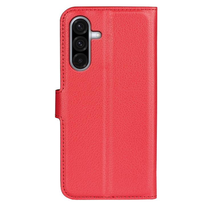 For Samsung Galaxy A36 Litchi Texture Horizontal Flip Leather Phone Case with Holder