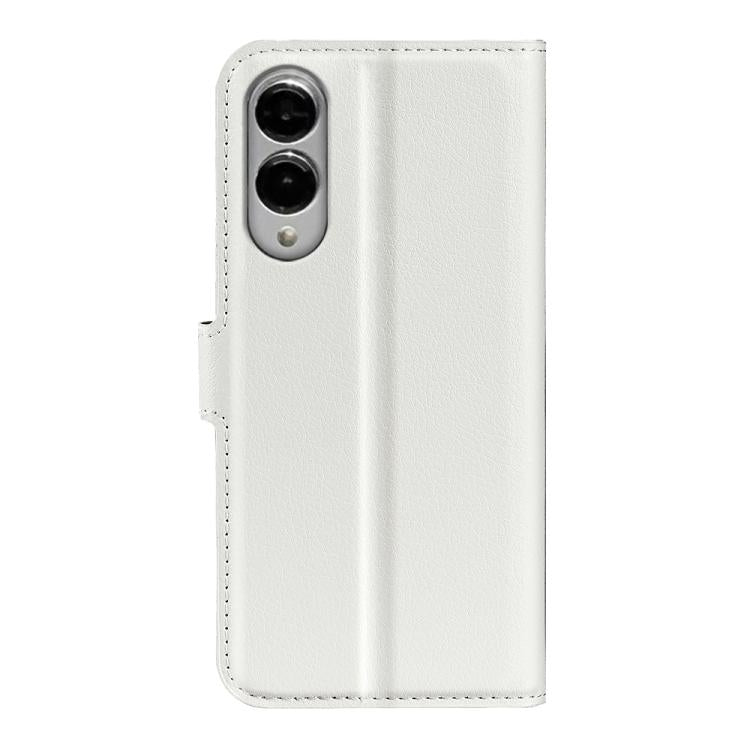 For Samsung Galaxy S25 Edge 5G Litchi Texture Horizontal Flip Leather Phone Case with Holder