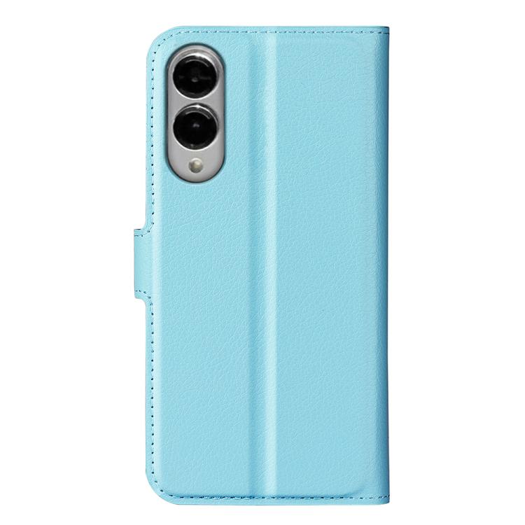 For Samsung Galaxy S25 Edge 5G Litchi Texture Horizontal Flip Leather Phone Case with Holder