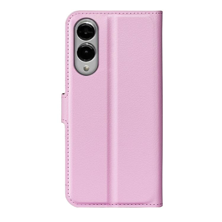 For Samsung Galaxy S25 Edge 5G Litchi Texture Horizontal Flip Leather Phone Case with Holder