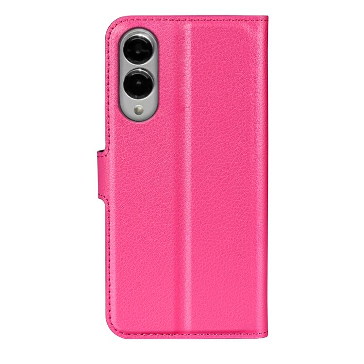 For Samsung Galaxy S25 Edge 5G Litchi Texture Horizontal Flip Leather Phone Case with Holder