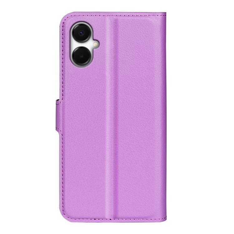 For Samsung Galaxy A06 5G Litchi Texture Horizontal Flip Leather Phone Case with Holder