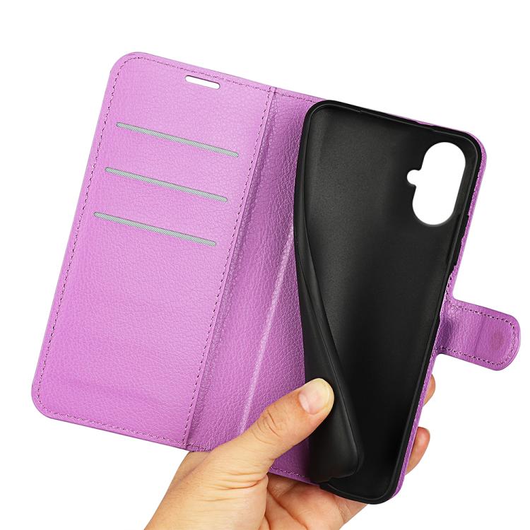 For Samsung Galaxy A06 5G Litchi Texture Horizontal Flip Leather Phone Case with Holder