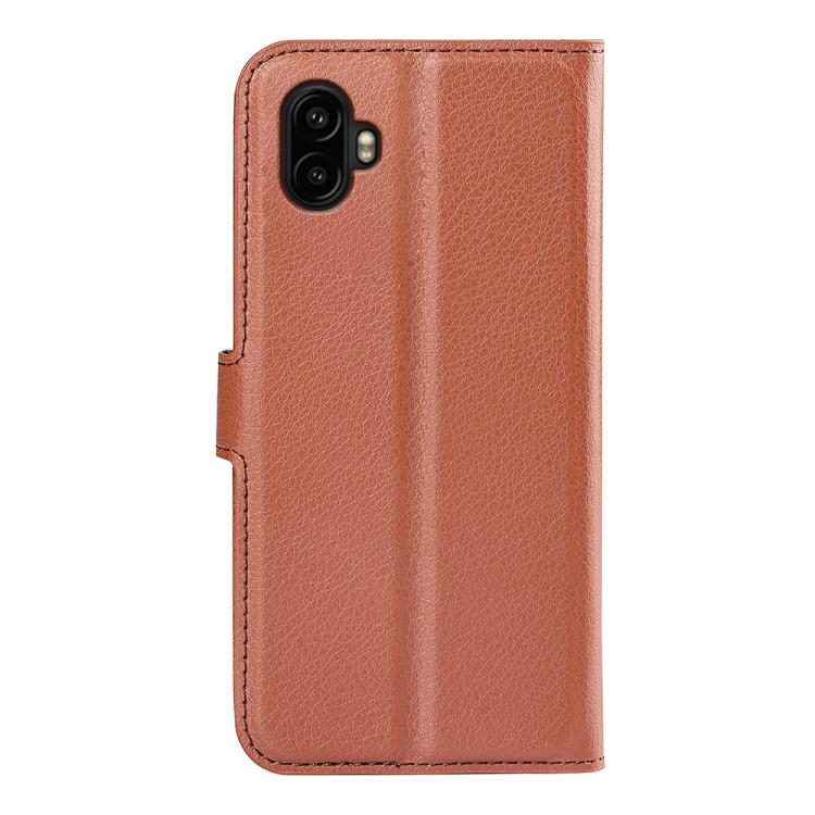 For Samsung Galaxy Xcover 7 Pro Litchi Texture Horizontal Flip Leather Phone Case with Holder