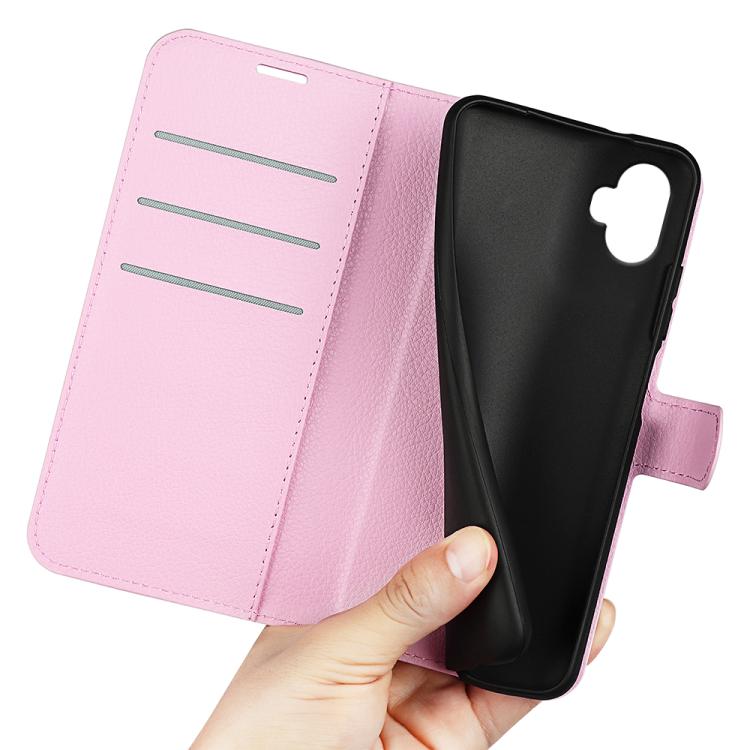 For Samsung Galaxy Xcover 7 Pro Litchi Texture Horizontal Flip Leather Phone Case with Holder