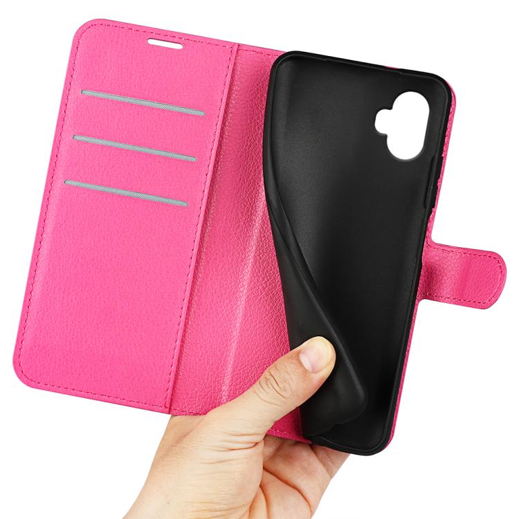 For Samsung Galaxy Xcover 7 Pro Litchi Texture Horizontal Flip Leather Phone Case with Holder
