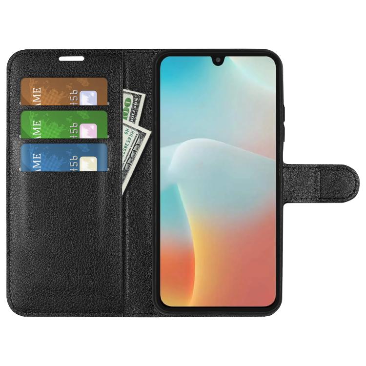 For Samsung Galaxy M16 / F16 Litchi Texture Horizontal Flip Leather Phone Case with Holder