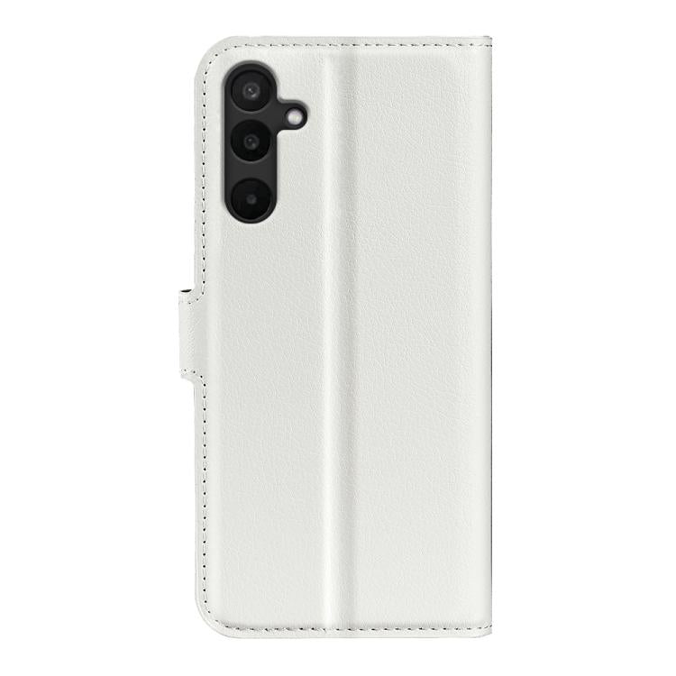 For Samsung Galaxy M16 / F16 Litchi Texture Horizontal Flip Leather Phone Case with Holder