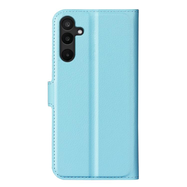 For Samsung Galaxy M16 / F16 Litchi Texture Horizontal Flip Leather Phone Case with Holder