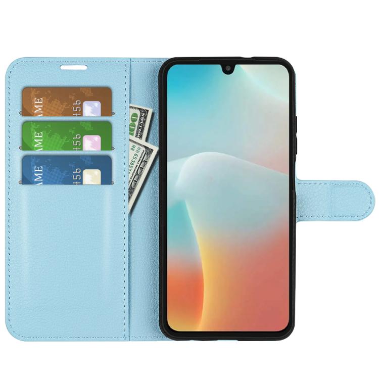 For Samsung Galaxy M16 / F16 Litchi Texture Horizontal Flip Leather Phone Case with Holder