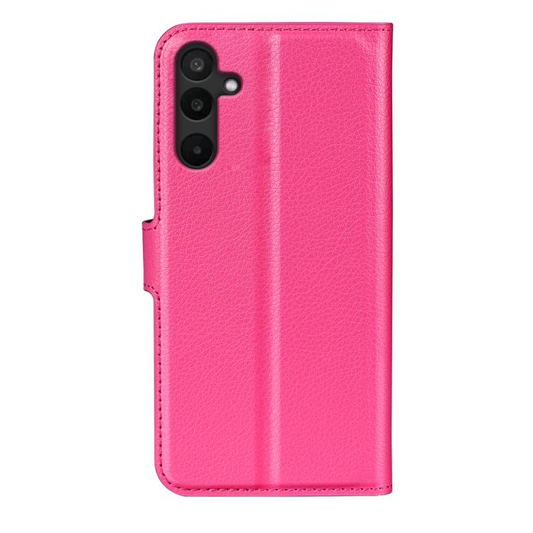 For Samsung Galaxy M16 / F16 Litchi Texture Horizontal Flip Leather Phone Case with Holder