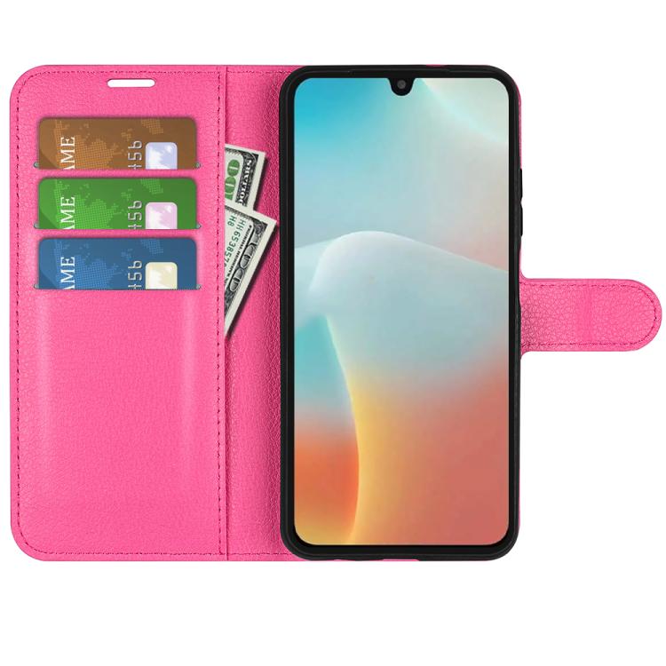 For Samsung Galaxy M16 / F16 Litchi Texture Horizontal Flip Leather Phone Case with Holder